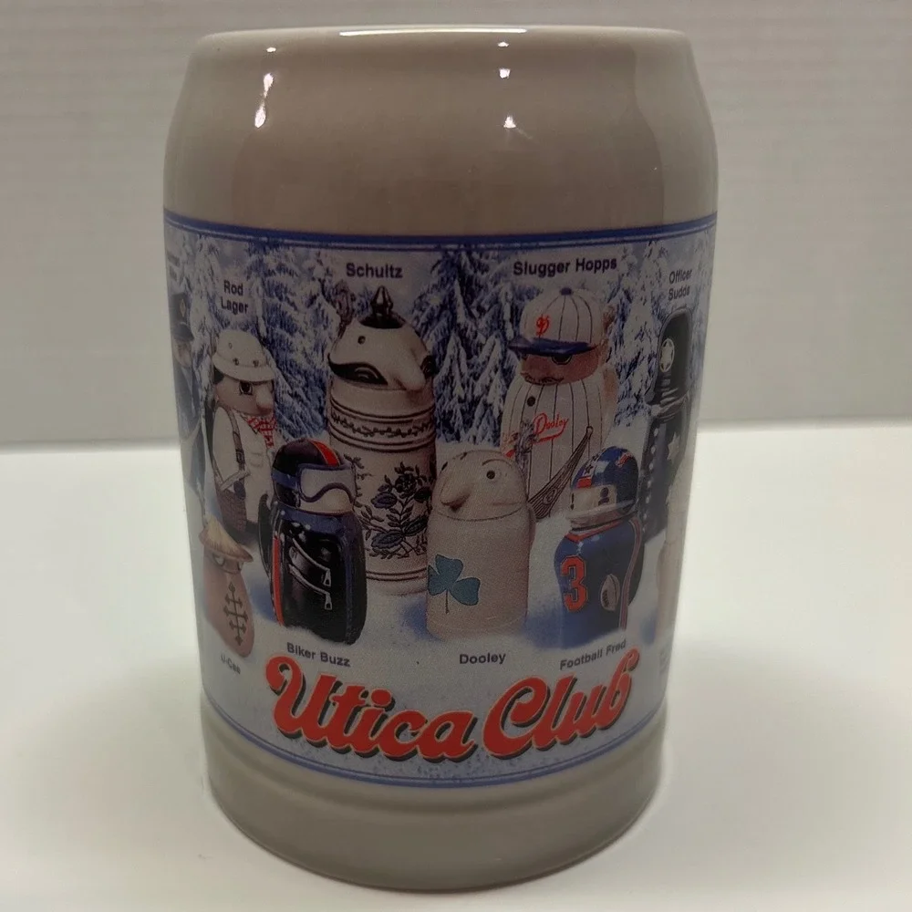 Rare 2002 Utica Club Schultz & Dooley Collector's Club Limited Edition Stein Mug